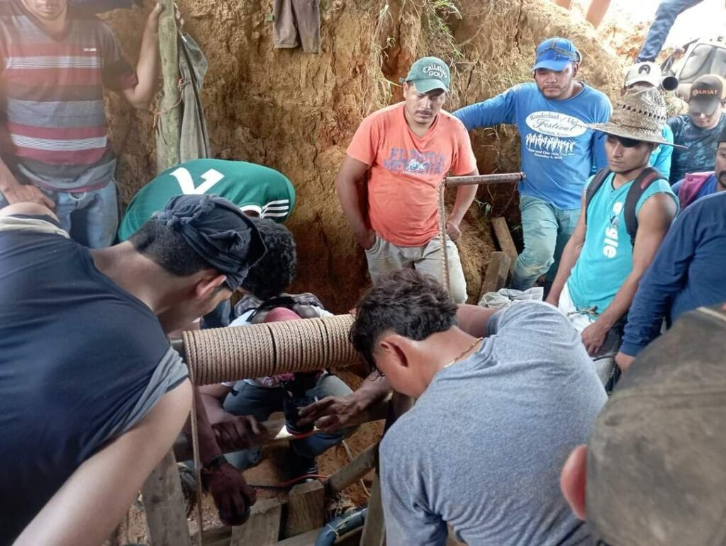 Artisanal miner remains buried in a tunnel in Santo Domingo, Chontales