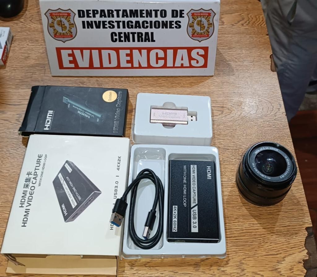 Capiatá municipal official arrested for theft of electronic objects