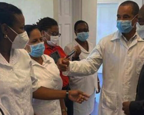 Cuba sends doctors to Antigua and Barbuda, where local staff protest the appalling conditions