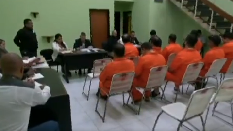 Hearing of 13 detainees for CVG cases and cartons from Venezuela held