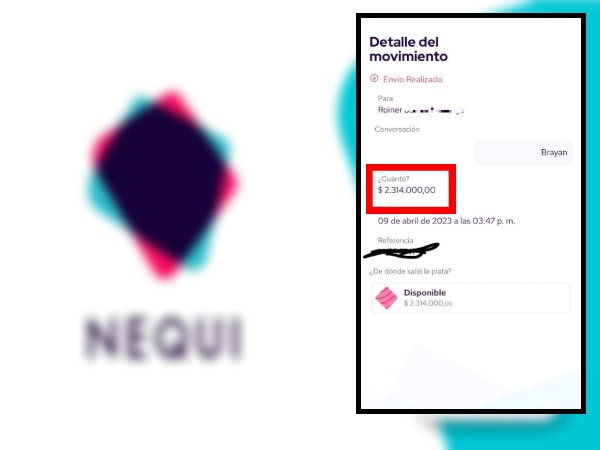 His mother mistakenly sent more than $2 million to Nequi, the platform said "not all has been lost" but no one returns the money