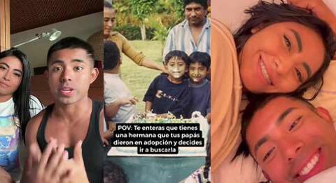 His sister was adopted, he met her after 25 years, and now they make up for lost time