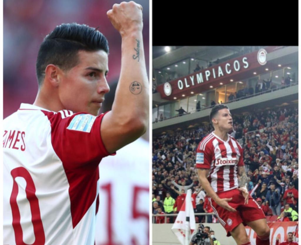 James Rodríguez sale de otro equipo, el Olympiacos: