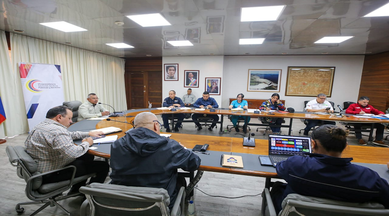 Realizan reunión de la Vicepresidencia Sectorial de Obras Públicas y Servicios