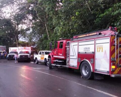More than 10 people were injured in a road accident registered in Aragua