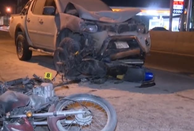 Motorcyclist dies hit by a truck in Itauguá
