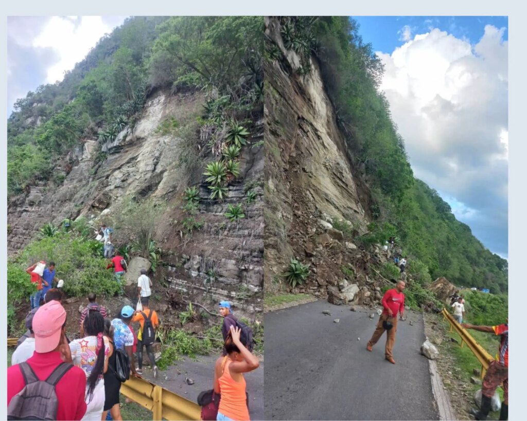 Derrumbe natural impide  acceso a municipio cubano