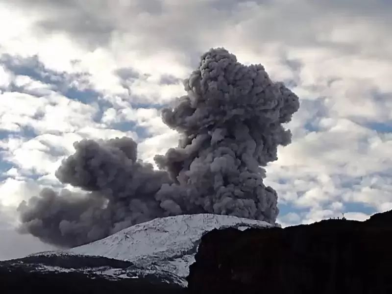 Nevado del Ruiz volcano: this is how an eruption would affect more than 20 municipalities