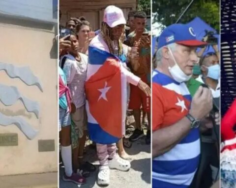 bandera, régimen, Cuba, Luis Manuel Otero, Aniette González