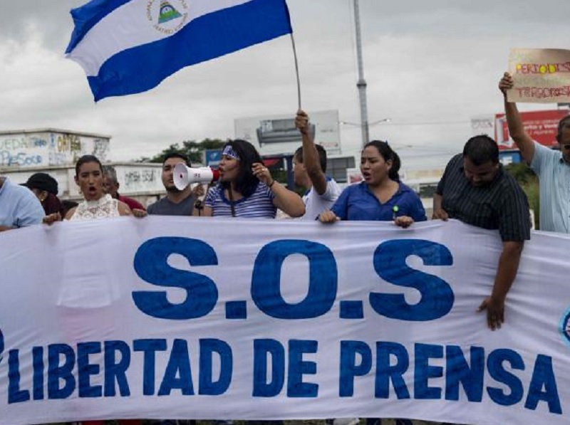 Ortega carried out an "information blackout" and imposed his "false news" in Nicaragua