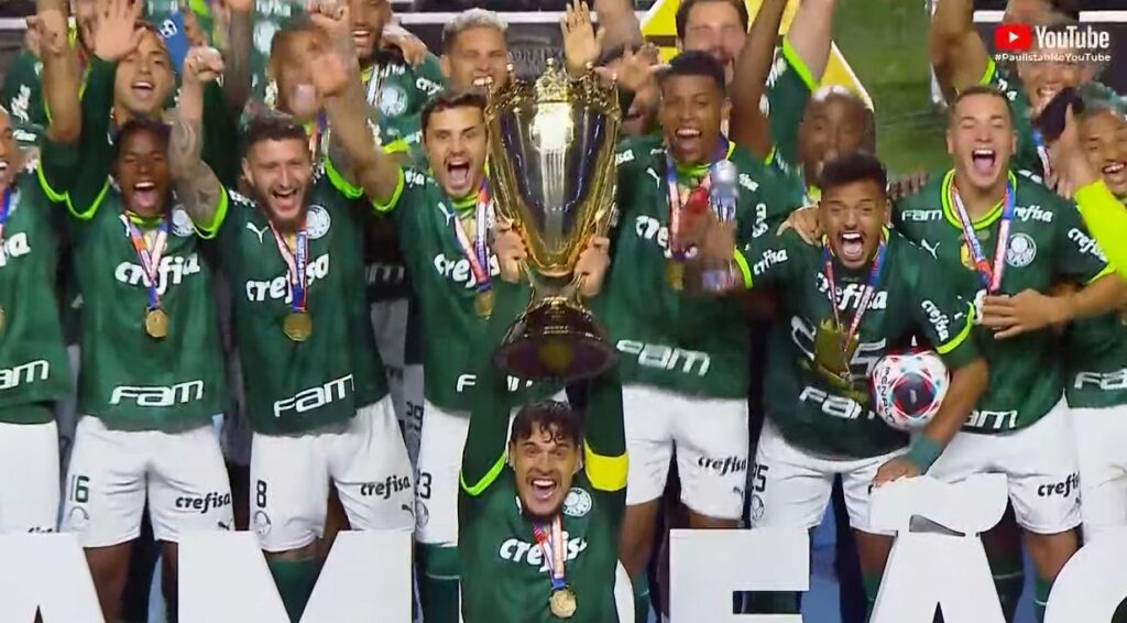 Palmeiras champion and Gustavo Gómez adds his 10th title