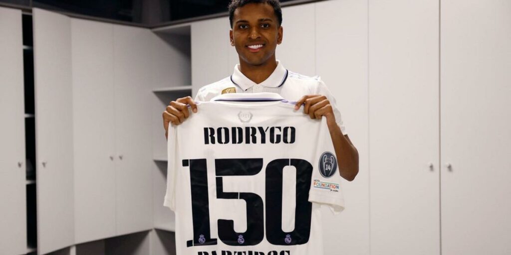 Rodrygo, with numbers inappropriate for his age