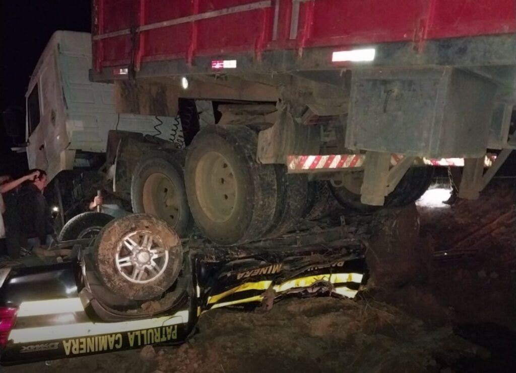 Caminera agent dies in triple accident on the Transchaco