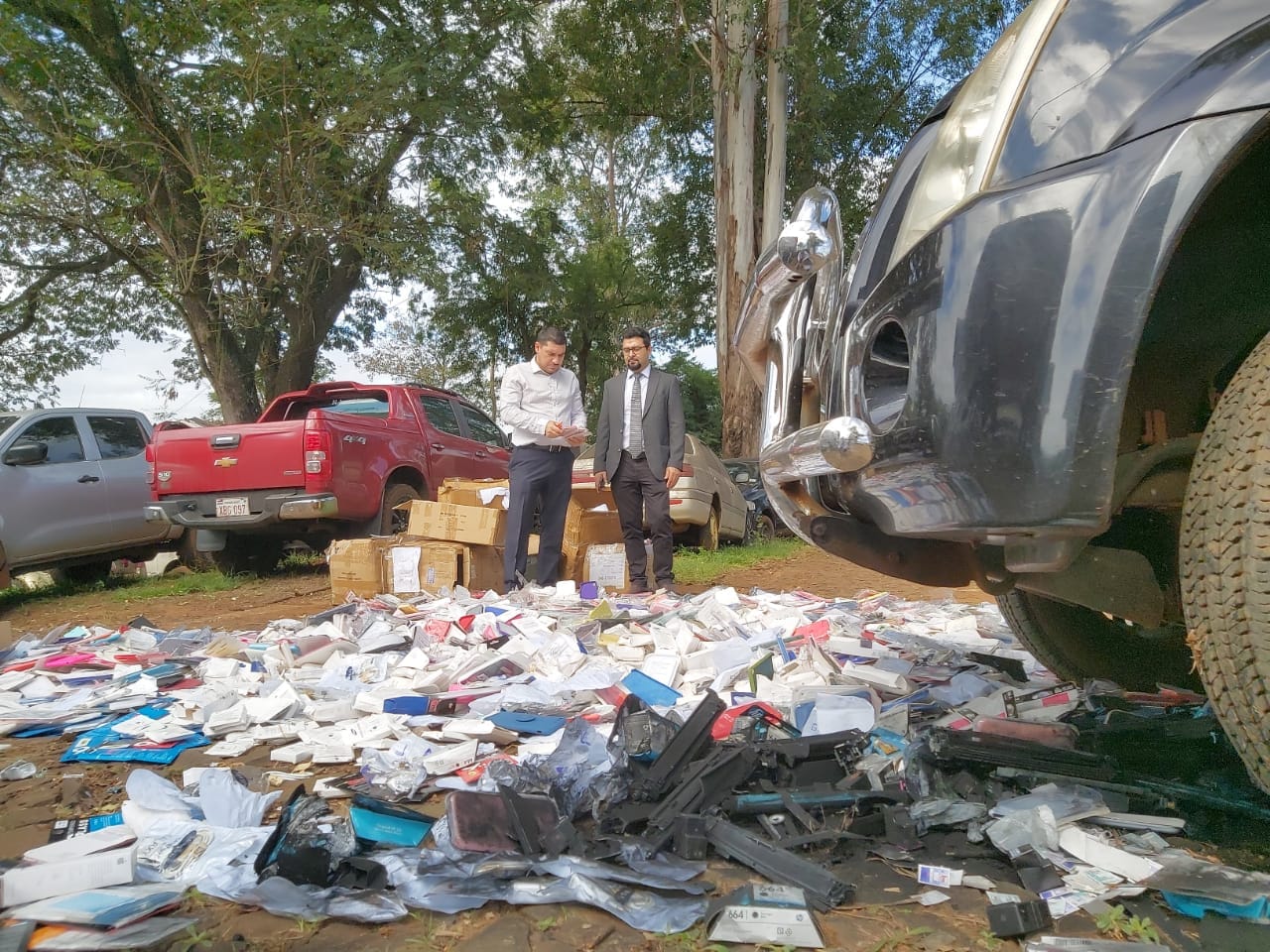 Ciudad del Este: millionaire shipment of counterfeit products destroyed
