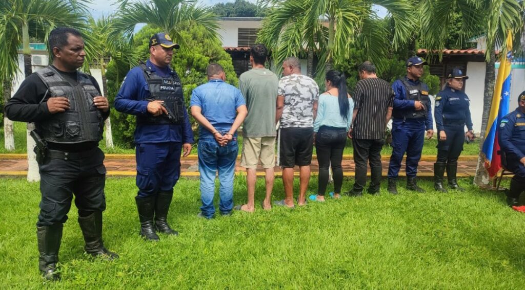 Five arrested for trying to bring drugs into the Portuguesa state