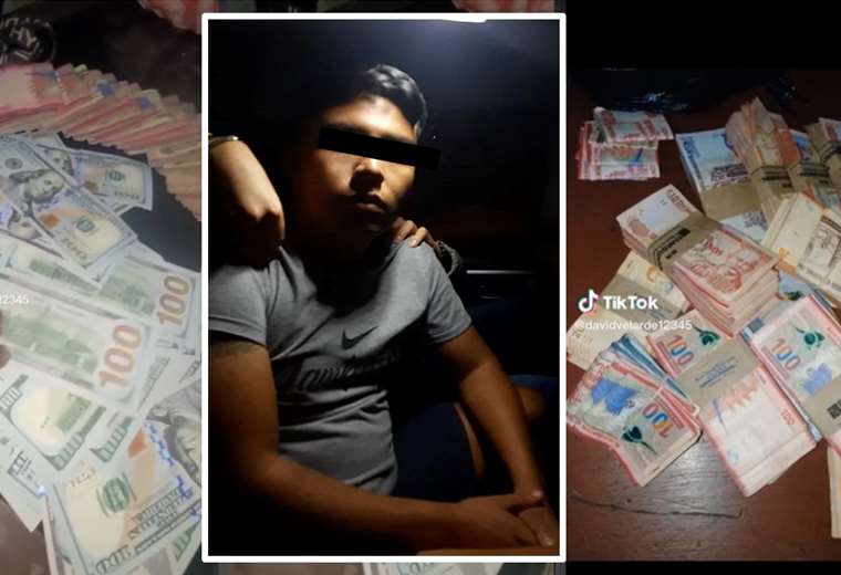 For flaunting money, weapons and vehicles a Bolivian 'tiktoker' ends up arrested