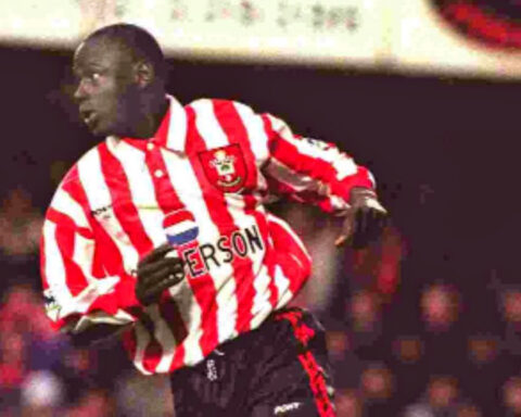 He posed as George Weah's cousin and played 53 minutes in the Premier