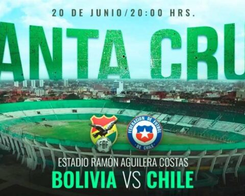 How much will it cost to go to the match between Bolivia and Chile in Santa Cruz?