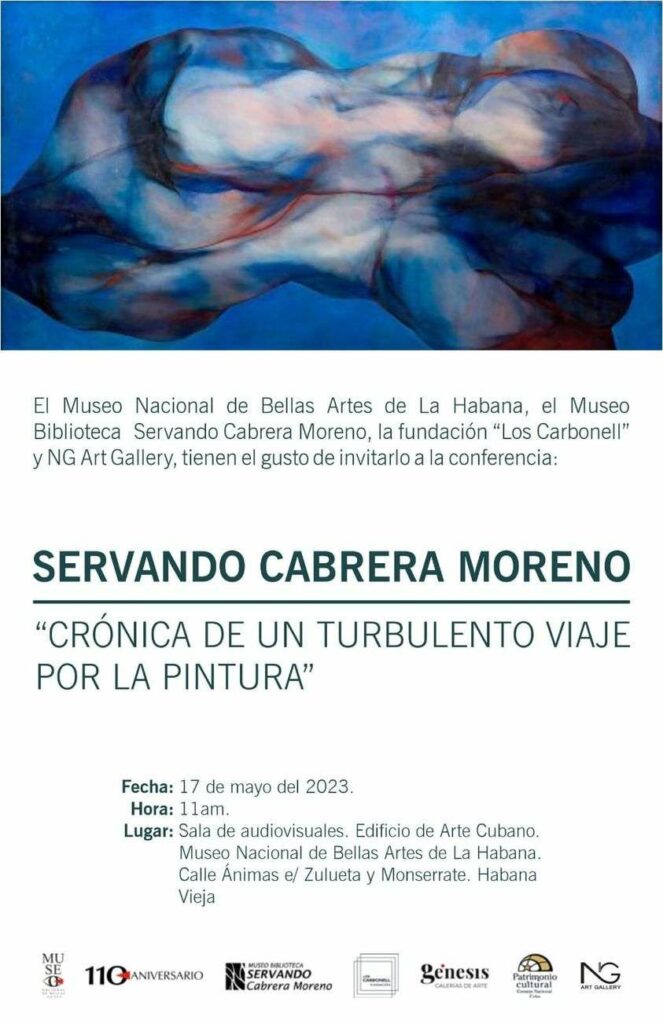 conferencia servando cabrera en bellas artes