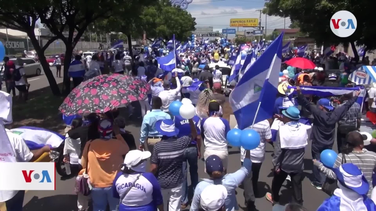 Nicaraguan opponents demand elections to choose their representatives