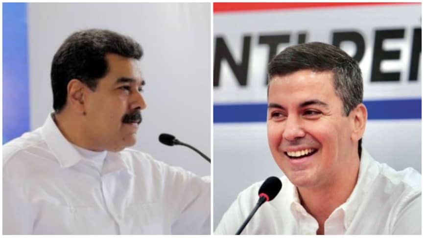 Presidents of Venezuela and Paraguay talk to restore relations