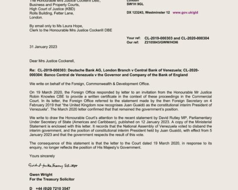 The United Kingdom distances itself from Guaidó and annuls its 2019 position