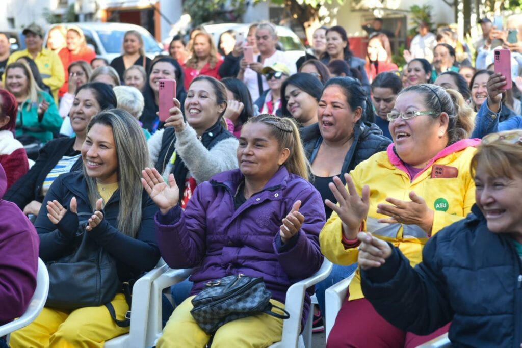 They pay tribute to the mothers who clean the city