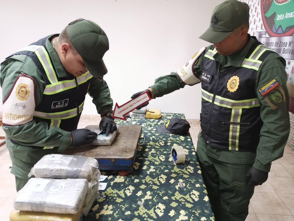 Two drug traffickers from the El Chamo gang are captured in Delta Amacuro