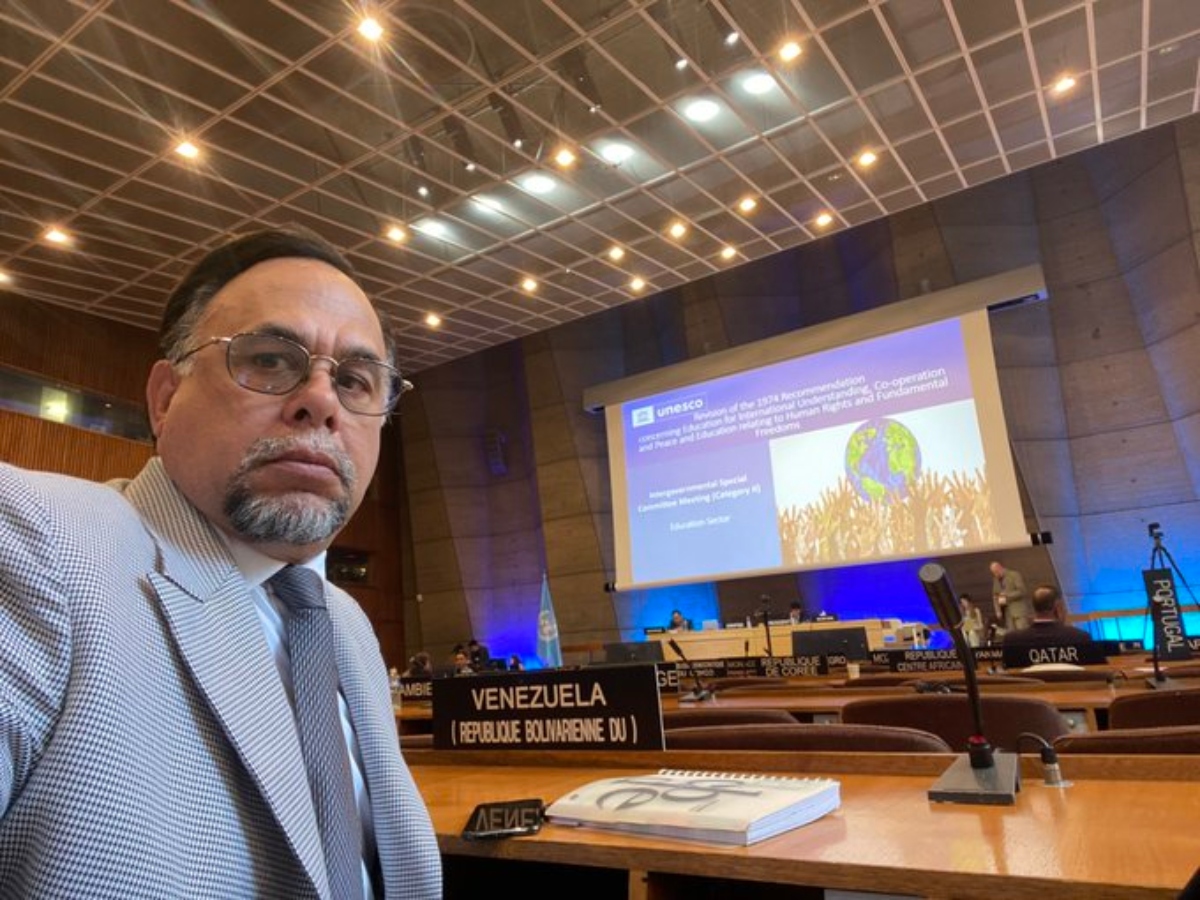 Venezuela attends a review session on education at Unesco
