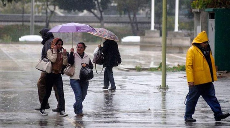Inameh pronostica lluvias y chubascos en gran parte del país