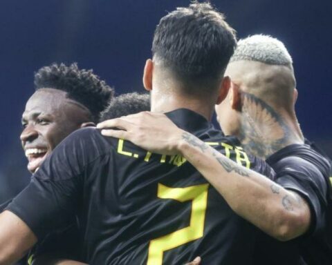 4-1: Brazil and Vinicius prevail at a party against racism