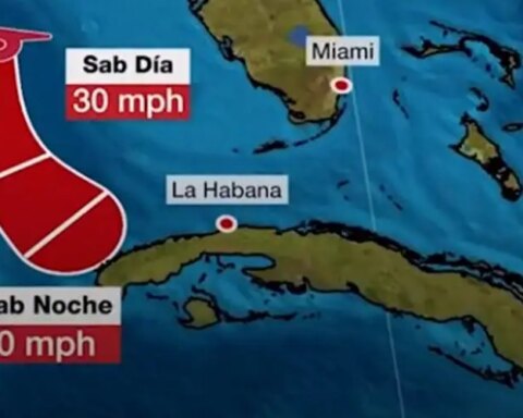 Cono de trayectoria de la tormenta tropical Arlene