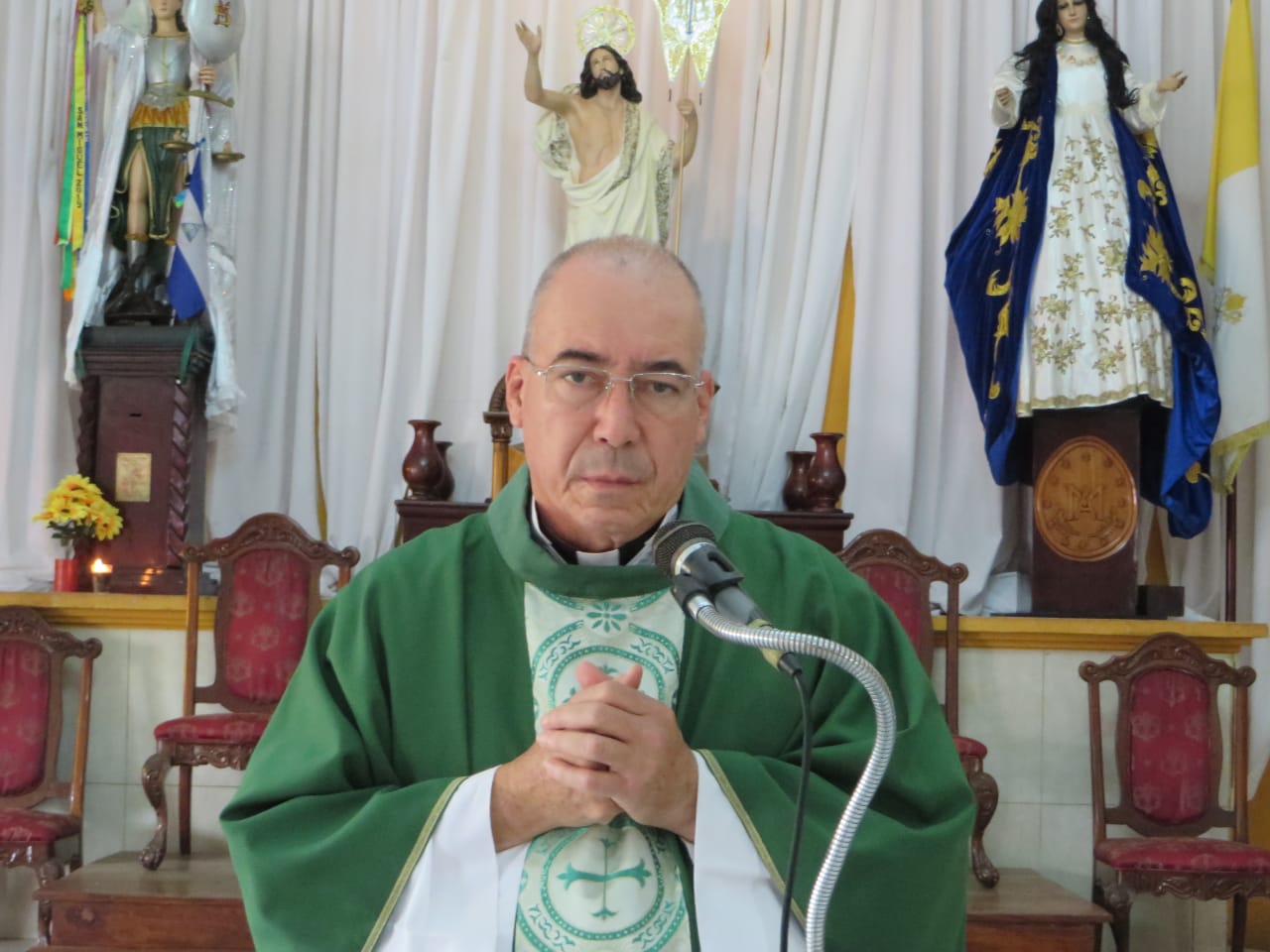 Father Edwing Román: "The authority received from God is not given to the enemies of God"