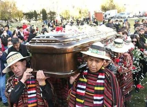 La Paz bids farewell to Franz Chuquimia, leader of Jach'a Mallku