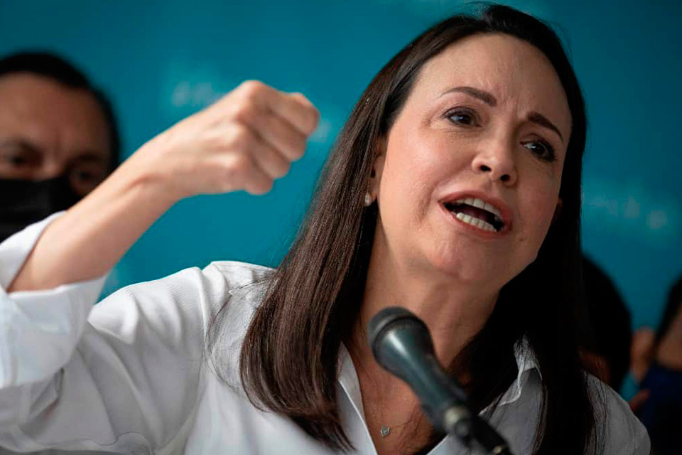 María Corina Machado: It is not so easy to disqualify the one who wins the primaries