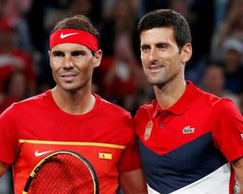 Nadal congratulated Djokovic on his "amazing achievement"