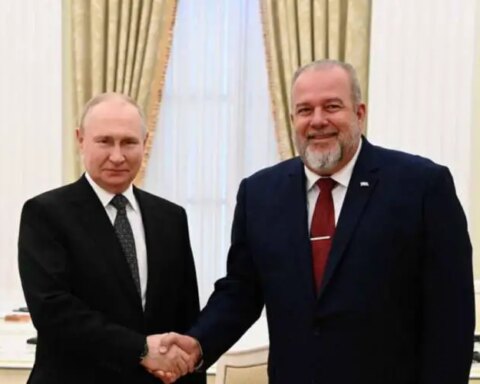 Vladímir Putin y Manuel Marrero