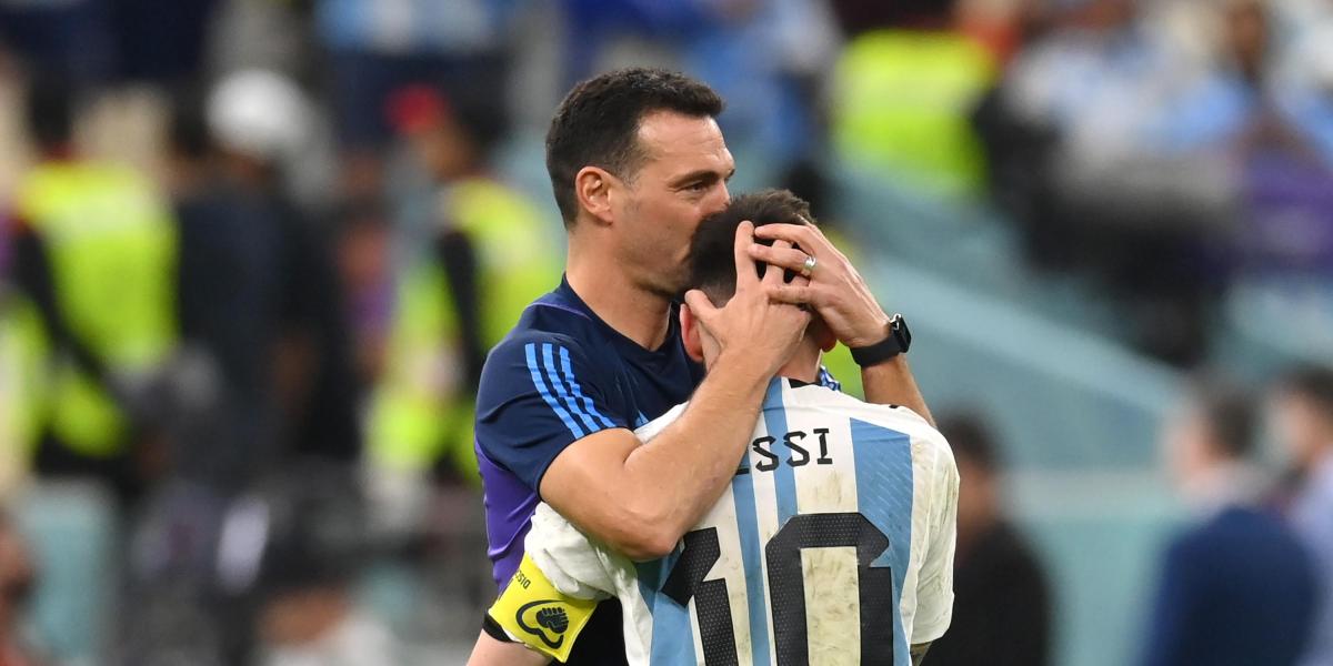 Scaloni: "Messi is a guy who doesn't sell smoke"