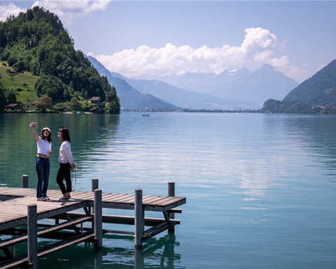 Tourism caused by Netflix threatens the pier of a Swiss town