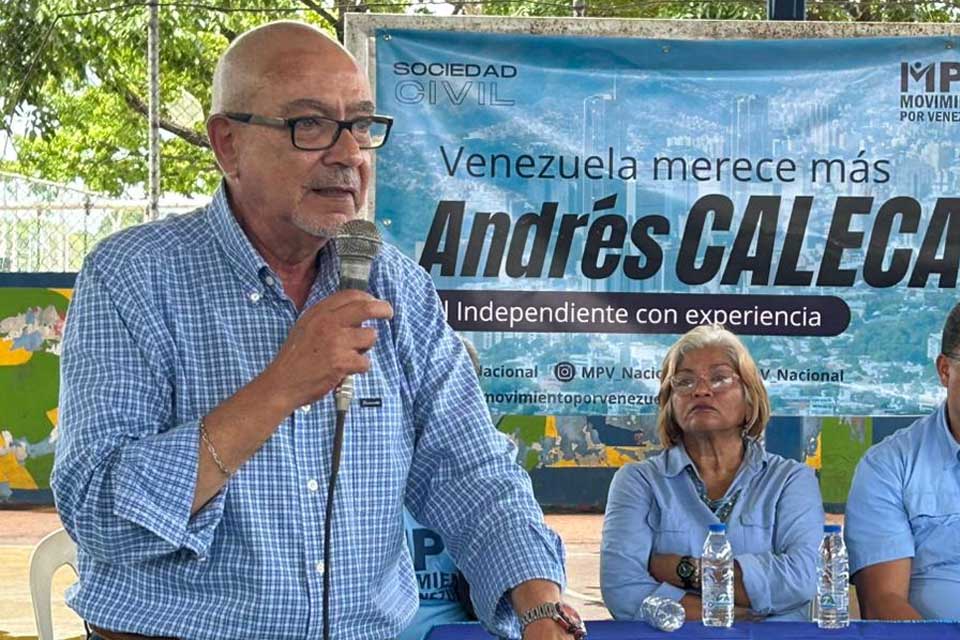Andrés Caleca from Nueva Esparta: Chavismo has resources, but it has no votes