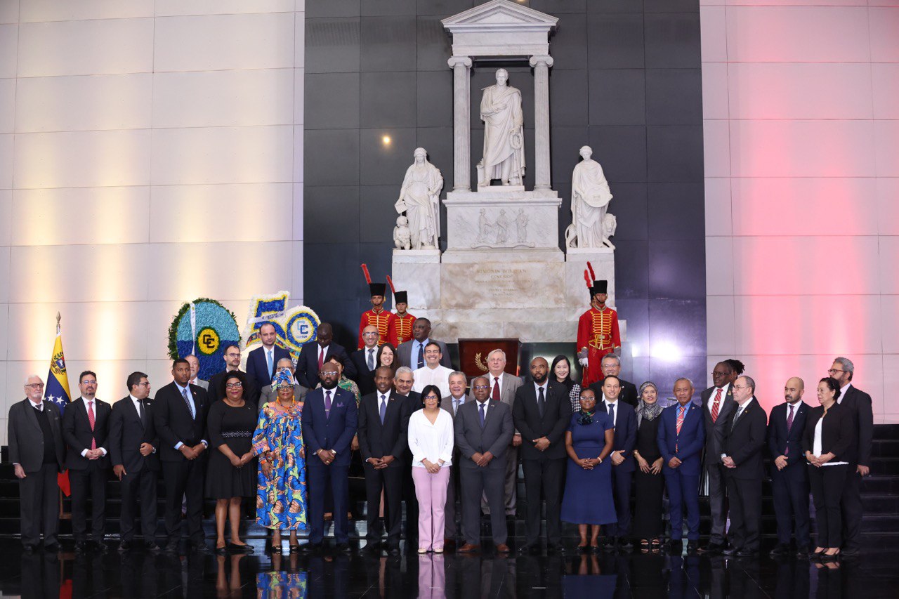 Delcy Rodríguez urges the union of the Caricom countries