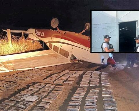 Felcn raids hangars in El Trompillo and arrests three people for the plane with drugs that fell in Argentina