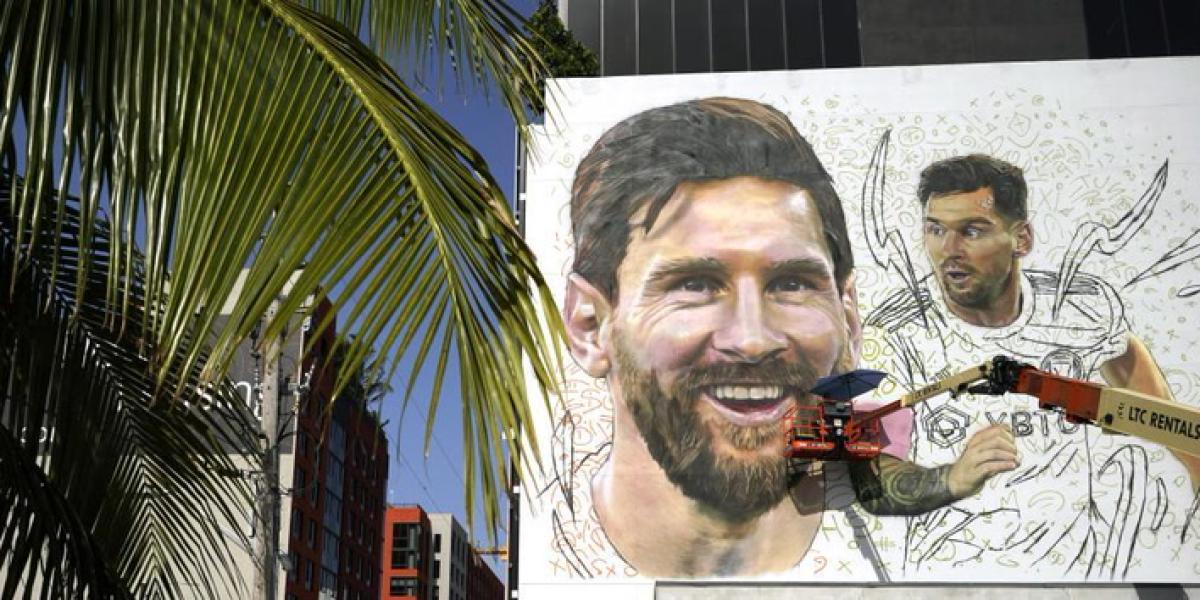 Madness for Messi in Miami!  Shakira can you welcome