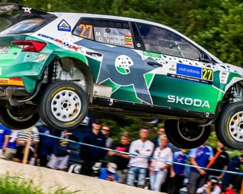Marco Bulacia made the podium at the Estonian Rally (video)