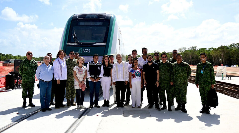 Mexico insists on inaugurating the Mayan Train in December and there are sections with less than 50%