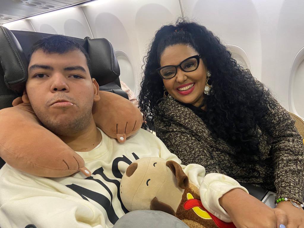 Miguel Mora reunites with his family, after two years of forced separation