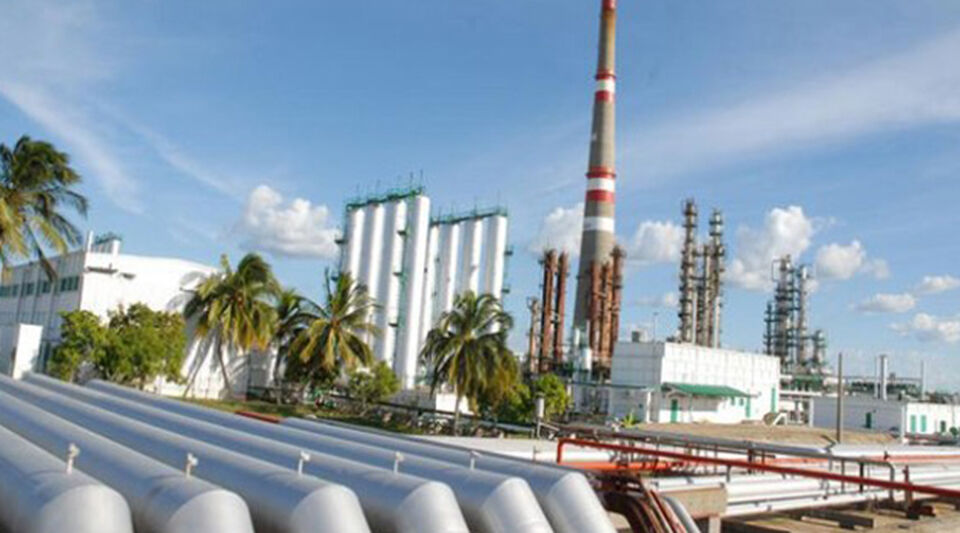 To keep running, Cuban factories use oil residues