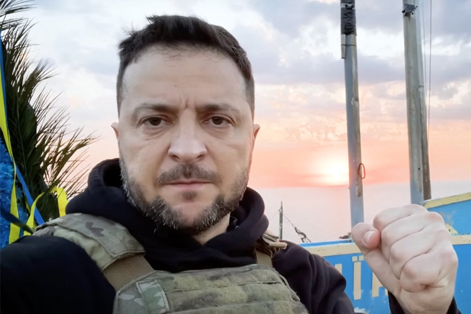 Zelensky challenges Russia on the 500th day of the invasion of Ukraine