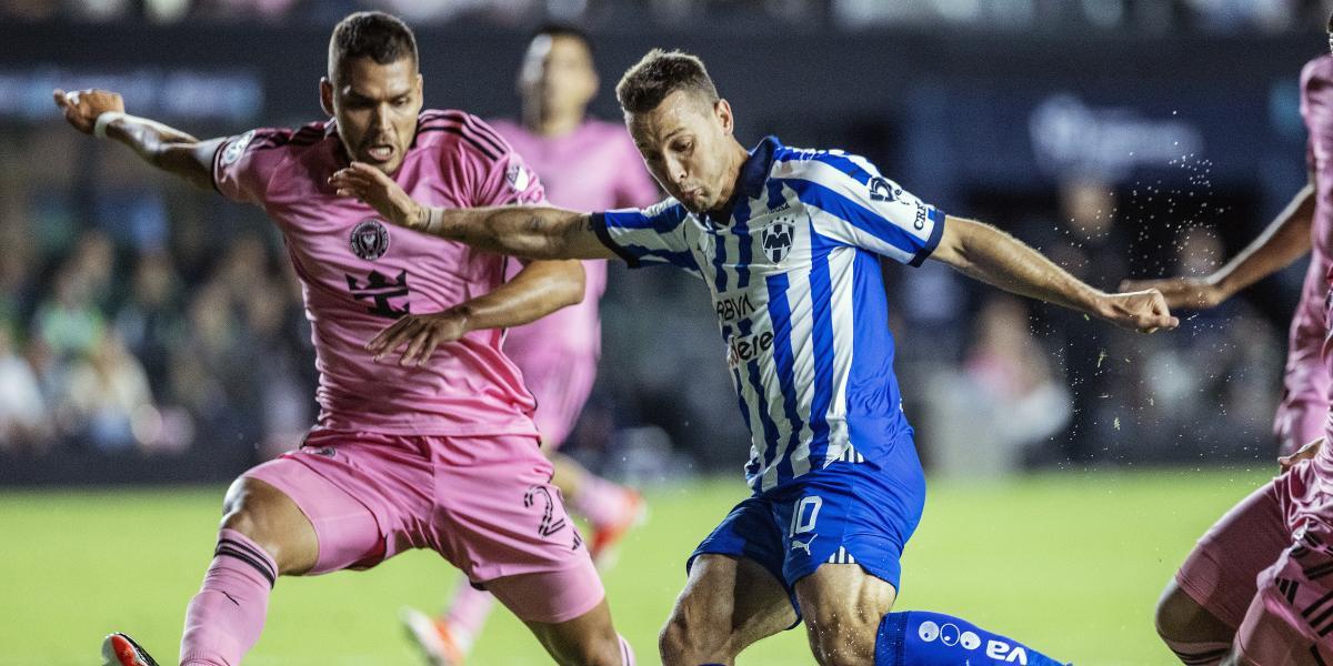 1-2: Sergio Canales' Rayados comes back against Inter Miami with Messi as a witness in the stands