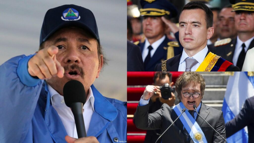 Ortega calls the presidents of Ecuador and Argentina “fascist Nazis”